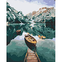 Картина по номерам "Лодка в фьордах" Art Craft 10626-AC 40х50 см Seli Картина за номерами "Човен у фіордах"