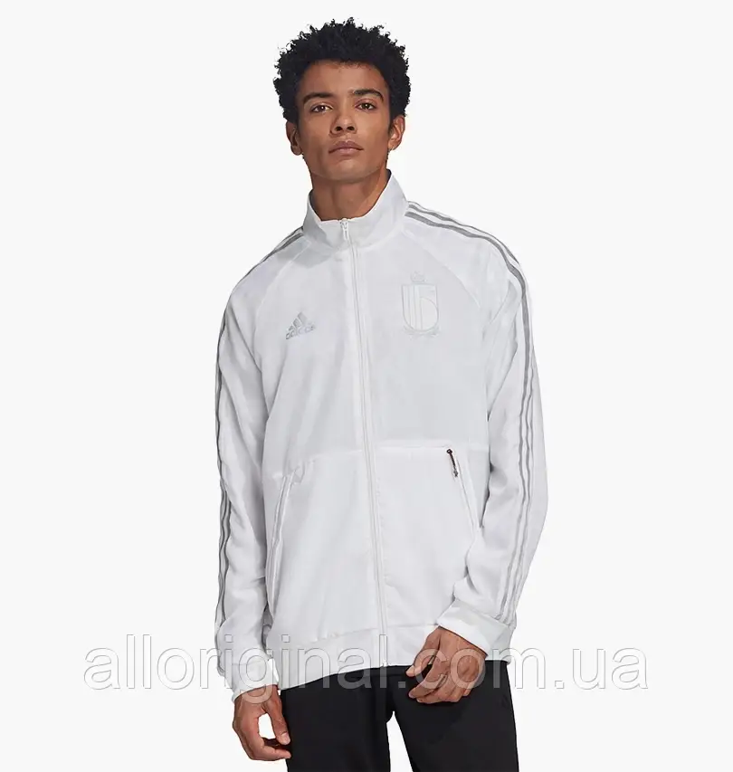 AllOriginal com ua Олімпійка Adidas Belgium 2020 Eu Jacket White FT2858 РОЗМІРИ ЗАПИТУЙТЕ, фото 1