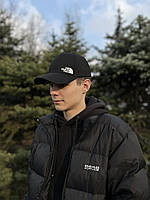 Кепка ТНФ чорного кольору / Кепка The North Face чорна / Бейсболка The North Face