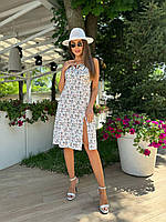 Базовое нежное женское платье на лето Легкое короткое платье