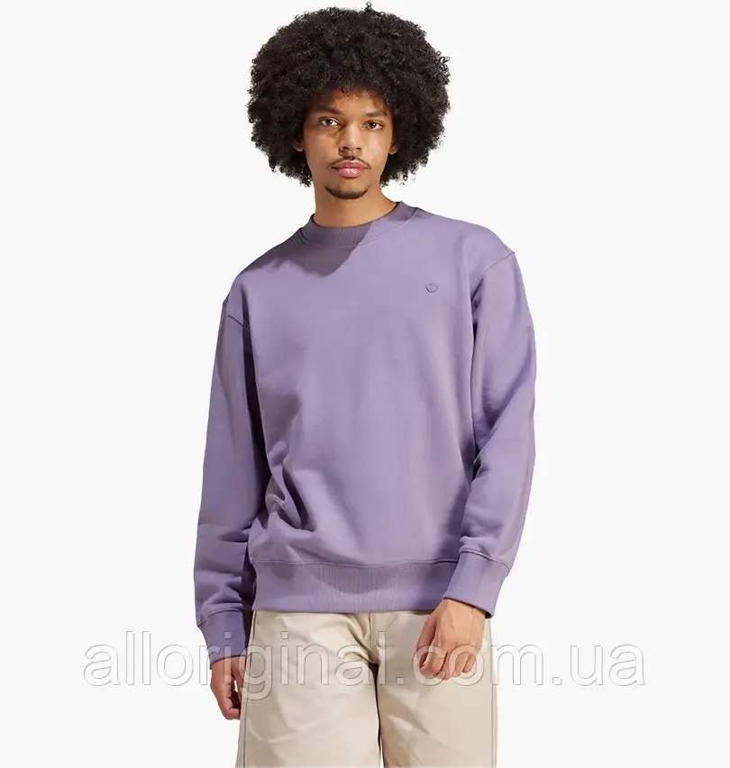 AllOriginal com ua Світшот Adidas Adicolor Contempo Crew French Terry Sweatshirt Violet IR7918 РОЗМІРИ
