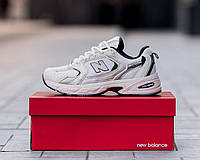 Чоловічі Кроси New Balance 530 White Silver кросівки нью беленс білі із сріблом Seli