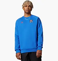 Urbanshop com ua Світшот Adidas Olympique Lyonnais Essentials Trefoil Crew Blue IL6056 РОЗМІРИ ЗАПИТУЙТЕ