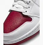 AllOriginal com ua Кросівки Nike Air Jordan 1 Mid Reverse Chicago Red W White Bq6472-161 РОЗМІРИ ЗАПИТУЙТЕ, фото 8