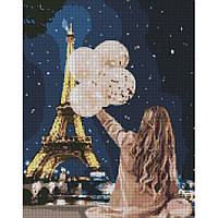 Алмазная мозаика "Незабываемый вечер в Париже" AMO7048 Идейка 40х50 см Seli