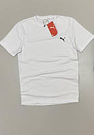 Футболка белая Puma для мужчины спортивная футболка Seli Футболка біла Puma для чоловіка спортивна футболка