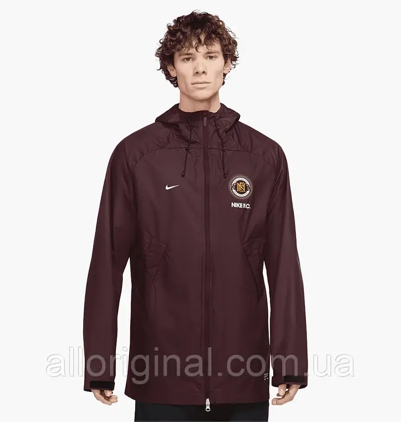 AllOriginal com ua Куртка Nike Sportswear Fc 22/23 Hooded Rain Jacket Brown DQ5202-652 РОЗМІРИ ЗАПИТУЙТЕ, фото 1