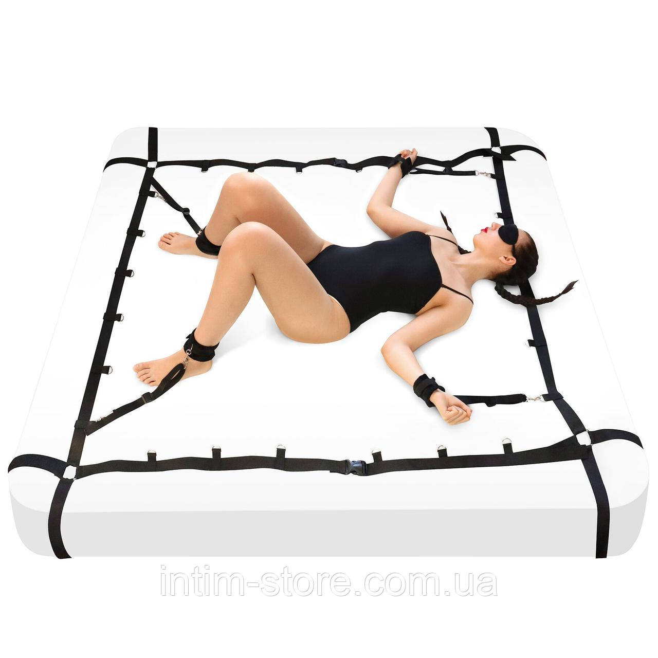 Розтяжка на ліжко Art of Sex - BDSM Slave Game SO9796, фото 1