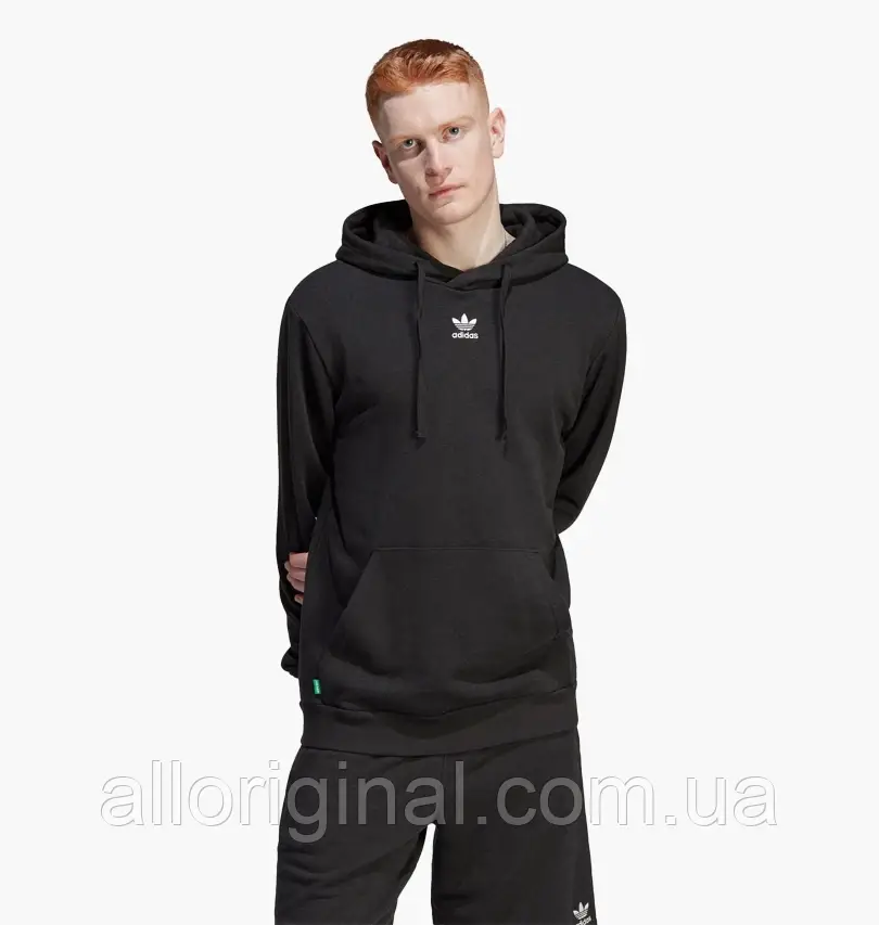 AllOriginal com ua Худі Adidas Essentials+ Made With Hemp Hoodie Black HR8618 РОЗМІРИ ЗАПИТУЙТЕ, фото 1