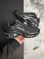 Мужские кроссовки Nike Air Max TN Plus Black на большой подошве для мужчины найк аир макс Seli Чоловічі