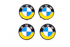 Ковпачки 55/53мм UA-Style 4 шт для Тюнінг BMW, фото 2