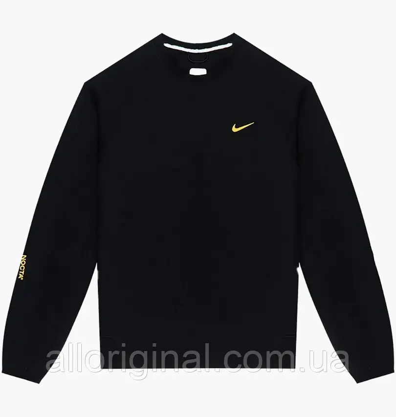 AllOriginal com ua Світшот Nike Nocta X Tech Fleece Crewneck Black FD8457-010 РОЗМІРИ ЗАПИТУЙТЕ, фото 1