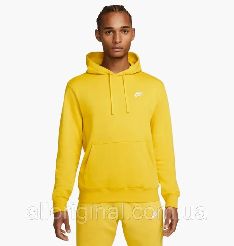 AllOriginal com ua Худі Nike Sportswear Club Fleece Yellow BV2654-709 РОЗМІРИ ЗАПИТУЙТЕ, фото 1