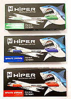 811 HG Ручка гелевая Hiper White Shark