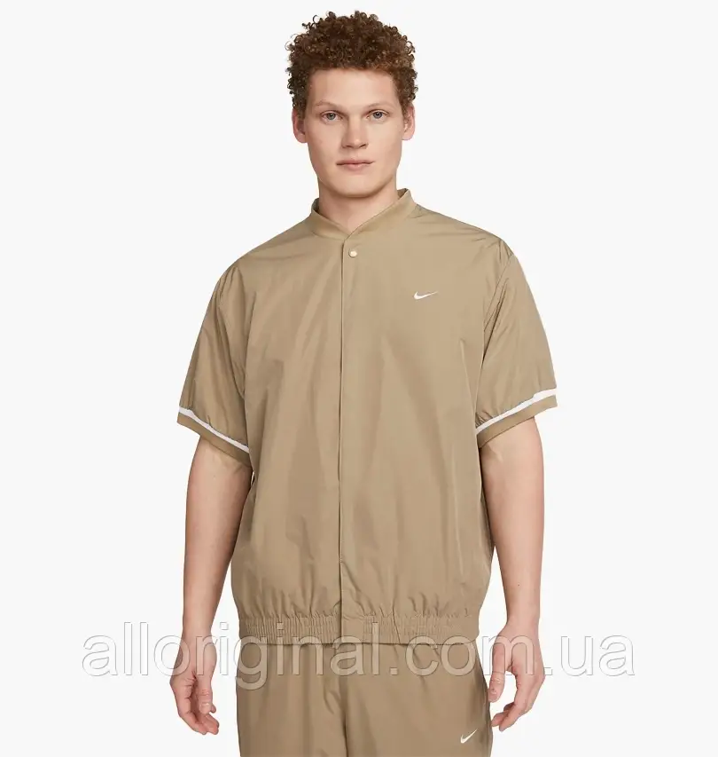 AllOriginal com ua Сорочка Nike Authentics MenS Warm-Up Shirt Beige DX3342-247 РОЗМІРІ ЗАПІТУЙТЕ, фото 1