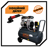 Поршневой воздушный безмасляный компрессор GTM KCW1500-50L (0.75 кВт, 220 В, 8 атм, 75 л/мин, 50л) Топ 3776563