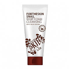 Пінка для вмивання з муцином равлика Fortheskin Snail Whip Foam Cleansing 180 мл