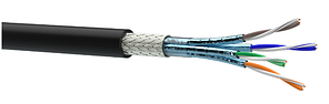 Кабель мережевий КПпПО-ВПЕ (600) 4х2х0,56 (S/FTP-cat.7)