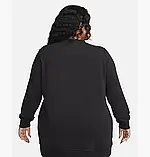 AllOriginal com ua Світшот Nike Dri-Fit One Crew-Neck French Terry Tunic (Plus Size) Black FN1454-010 РОЗМІРИ, фото 3