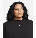 AllOriginal com ua Світшот Nike Dri-Fit One Crew-Neck French Terry Tunic (Plus Size) Black FN1454-010 РОЗМІРИ, фото 4