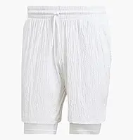 Urbanshop com ua Шорти Adidas Aeroready Pro Two-In-One Seersucker Tennis Shorts White IA7101 РОЗМІРИ ЗАПИТУЙТЕ