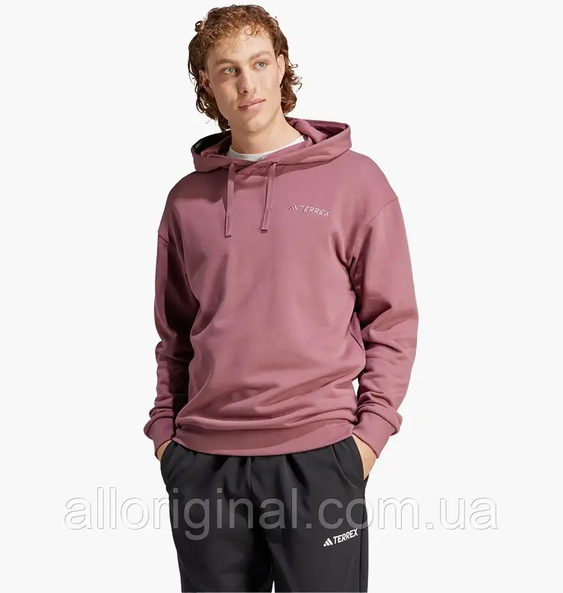AllOriginal com ua Худі Adidas Terrex Logo Hoodie Violet IN4715 РОЗМІРИ ЗАПИТУЙТЕ, фото 1