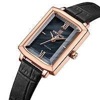 Женские наручные черные часы Naviforce Jumbo Seli Жіночий наручний чорний годинник Naviforce Jumbo