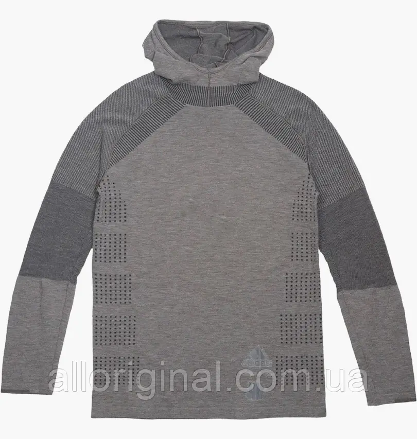 AllOriginal com ua Худі Adidas X Undefeated Primeknit Long Sleeve Tee Grey DN8776 РОЗМІРИ ЗАПИТУЙТЕ, фото 1