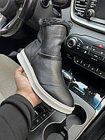 Зимние мужские ботинки черные Toronto кожа Турция new Seli Зимові чоловічі черевики чорні Toronto шкіра