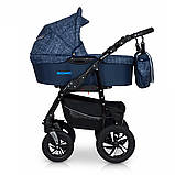 Коляска 3 в 1 Verdi Sonic 46 синя 9023-VS-46, фото 2