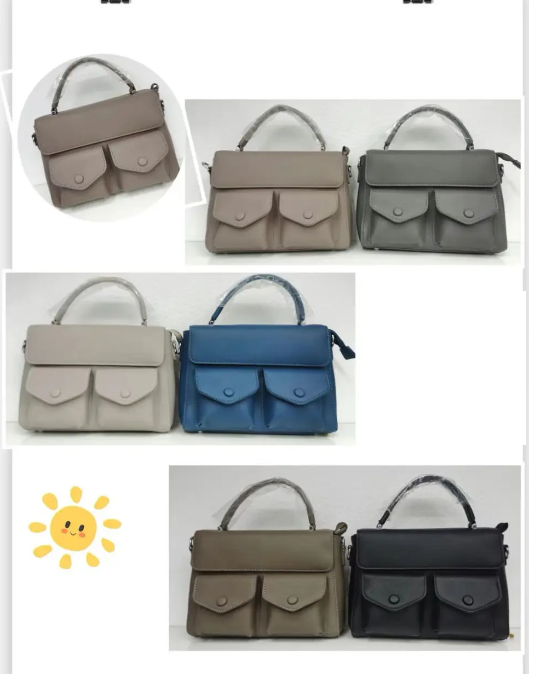 Сумка жіноча прямокутна 26*22 см на блискавці зі штучної шкіри в різних кольорах Liza, фото 1