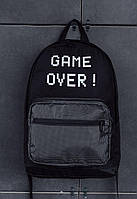 Рюкзак для мужской черный Staff Game over 25L black Seli Рюкзак для чоловіча чорний Staff Game over 25L black