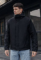 Мужская куртка Staff ka 3 black Утепленная демисезонная стаф черная Seli Чоловіча Куртка Staff ka 3 black