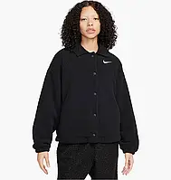 Urbanshop com ua Сорочка Nike Sportswear Collared High-Pile Fleece Jacket Black FB8707-010 РОЗМІРИ ЗАПИТУЙТЕ