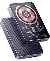 Повербанк MagSafe УМБ 10000mAh, 20W PD Type-C, 22.5W QC 3.0 USB-A, 15W (Black)