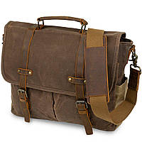 Сумка-портфель на плечо Vintage Коричневая деловая мужская сумка Seli Сумка-портфель на плече Vintage