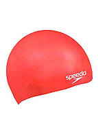 Шапочка для плавания Speedo Plain Moulded Silicone Junior Cap 8-709900004 Красный (5051746363923)