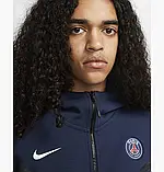 AllOriginal com ua Худі Nike Psg Tech Fleece Windrunner Blue Dm2887-410 РОЗМІРИ ЗАПИТУЙТЕ, фото 4