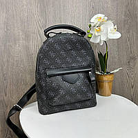 Женский мини-рюкзак прогулочный стиль Guess маленький рюкзачок для девочек черный Salex Жіночий міні-рюкзак