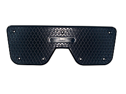 Накладка транця пластикова 225х85 мм чорна Аква-ЛТД чорна