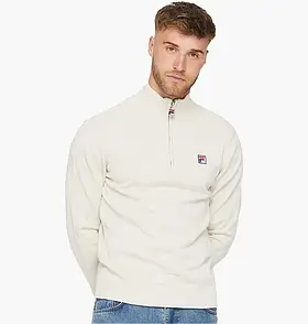 AllOriginal com ua Кофта Fila Alesi Knit 1/4 Zip Ribbed Collar Beige FW23MH011-130 РОЗМІРИ ЗАПІТУЙТЕ