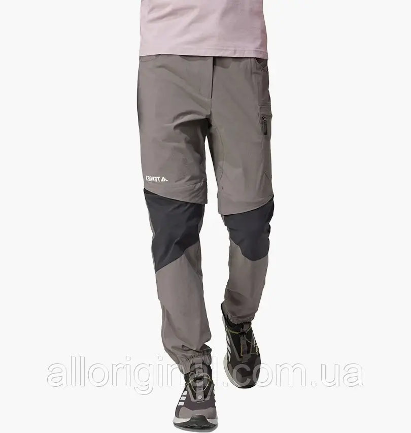 AllOriginal com ua Штани Adidas Terrex Utilitas Hiking Zip-Off Pants Grey IQ3506 РОЗМІРИ ЗАПІДУЙТЕ, фото 1