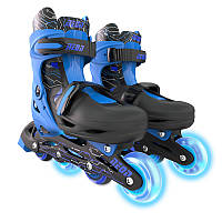 Роликові ковзани 34-38 Inline skates Neon NT08B4 сині