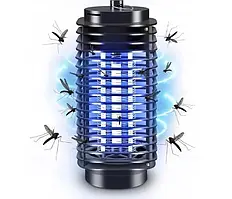Ультрафіолетовий знищувач комах Electronic Mosquito Killer Lamp лампа пастка для комарів, мошок, мух