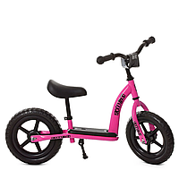 Біговел дитячий Profi Kids M 5455-4 рожевий, 12 дюймів Seli