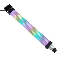 Кабель для компьютерных комплектующих ARTLINE RGB 12 + 4pin to 2x8pin Black (12+4PINVGARGBBl) для блока