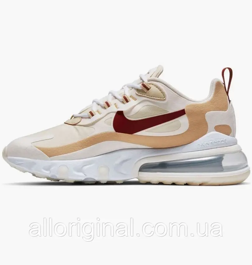 AllOriginal com ua Кросівки Nike Air Max 270 React Beige AT6174-700 РОЗМІРИ ЗАПИТУЙТЕ, фото 1
