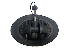 Уключина поворотна еліпсна велика виготовлена з пвх Borika 245 x 160 мм.