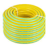 Шланг садовый "FLOWER" 3/4" 50 м для полива желтый