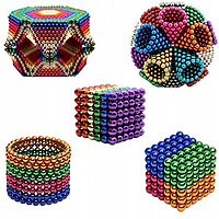 Магнитные шарики Нео NeoCube Разноцветный, Развивающая игрушка магнит, Магнитная XJ-962 игрушка неокуб